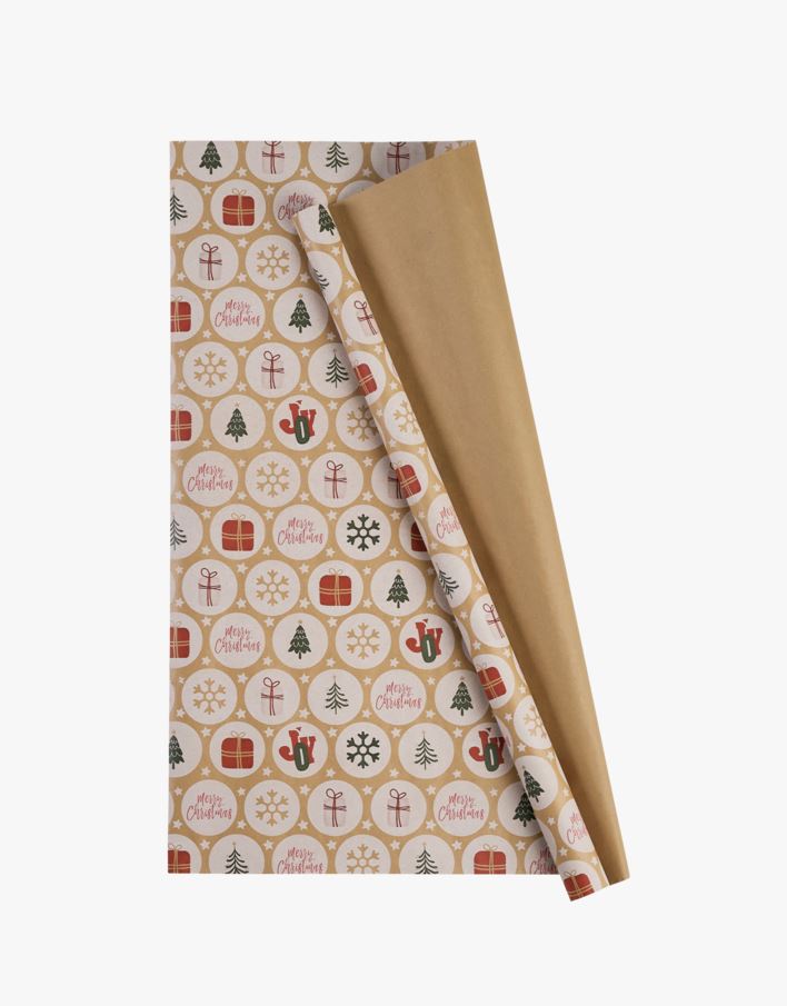 Gavepapir hvit - 70cm x 3m hvit - 1