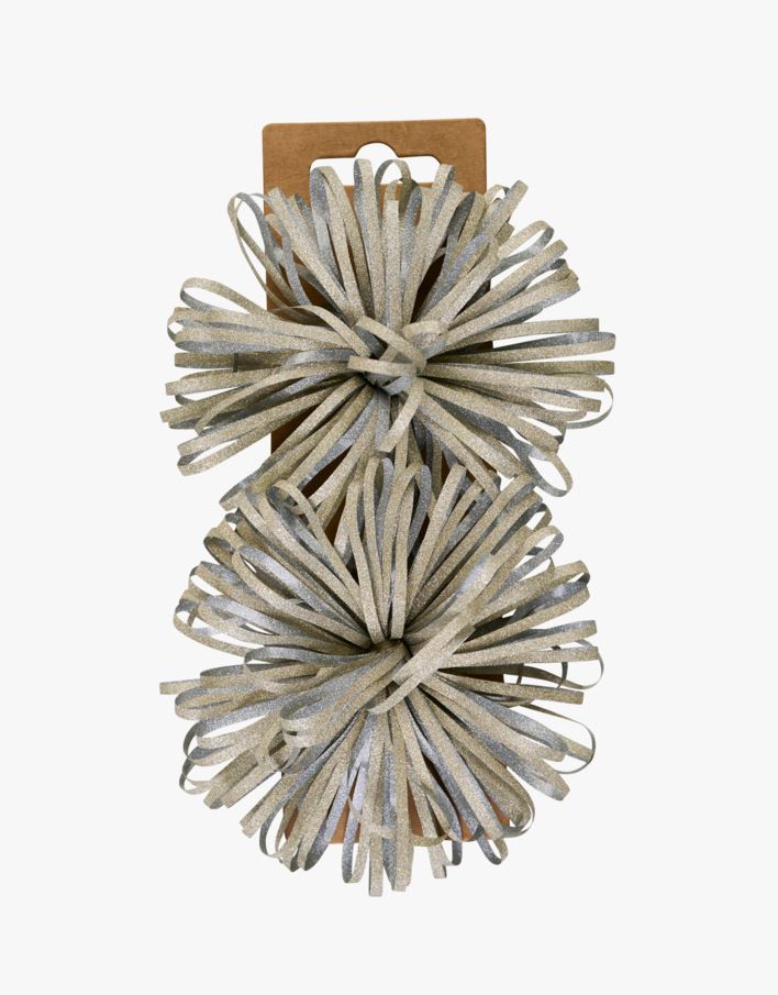 Pynt 2pk gull - ø4,5 gull - 1