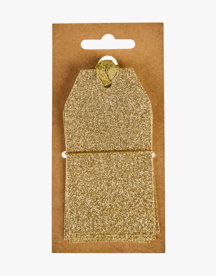 Merkelapp 6stk gull - 5x9,5 cm gull - 1