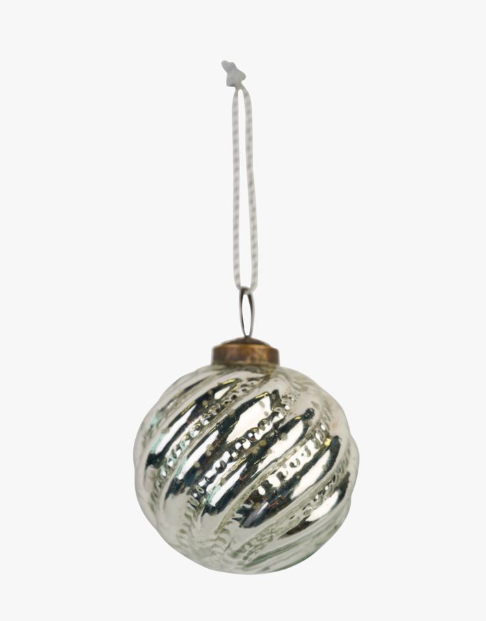 Julekule sølv - ø8 sølv - 1