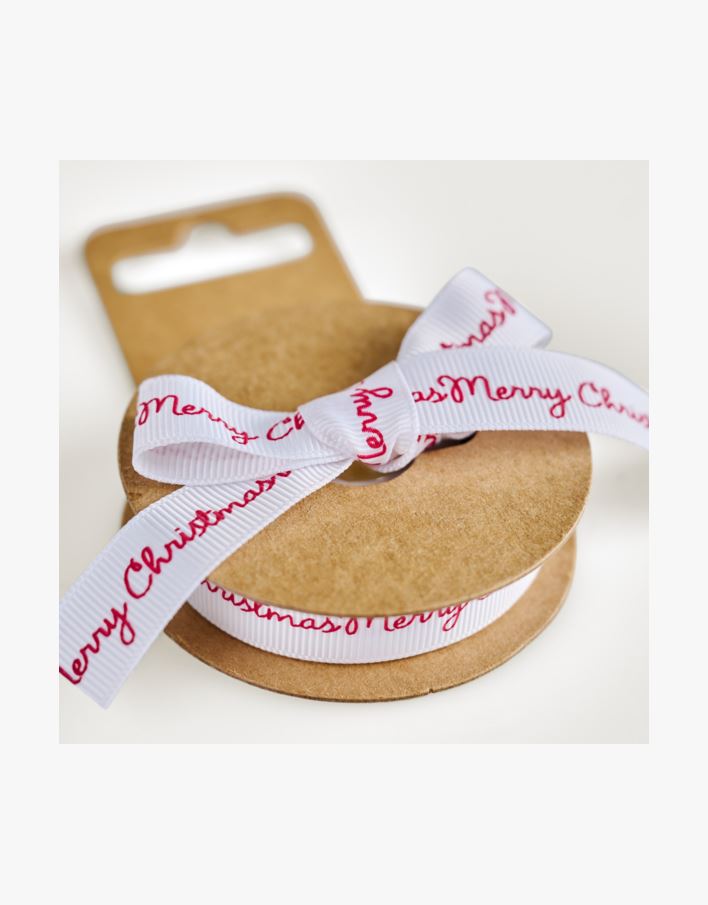 Bånd hvit - 1,6cm x 3 m hvit - 1