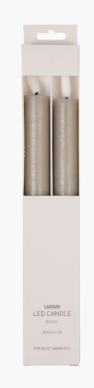 Led stakelys brun - ø2x24,5 cm brun - 1