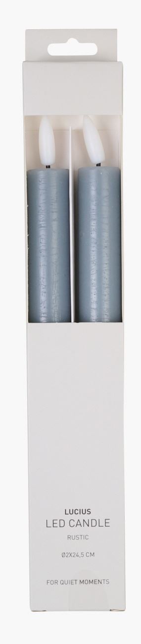 Led stakelys lys blå - ø2x24,5 cm lys blå - 1