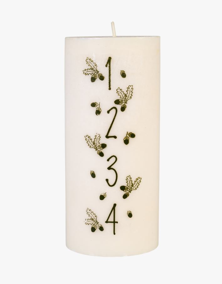 Adventslys offwhite - 15 cm ø6,8 offwhite - 1