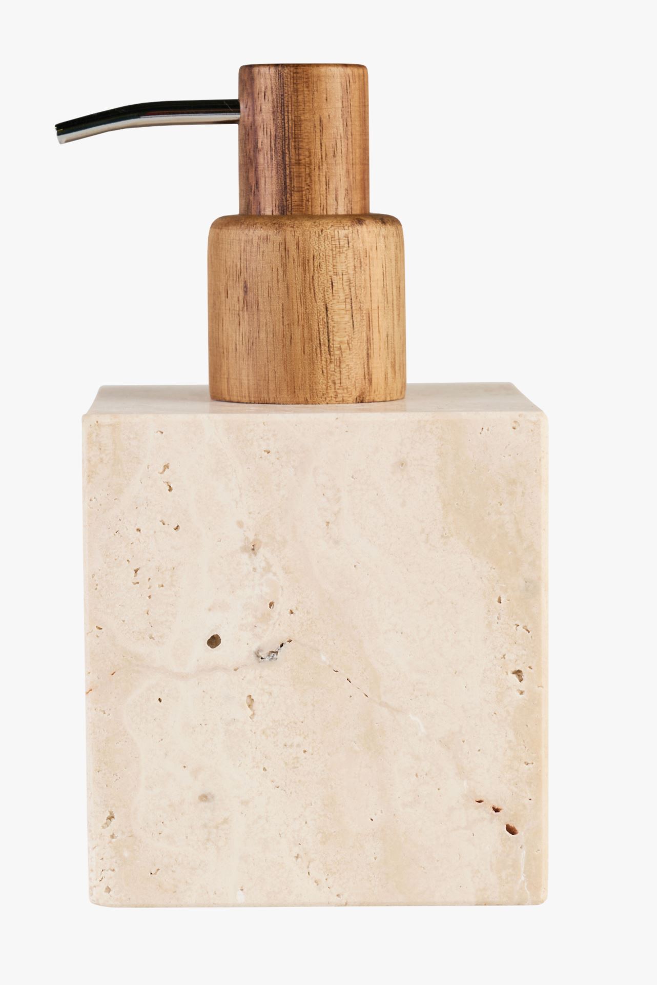 Såpedispenser beige - 8,3x8,3x15,2 cm beige - 1