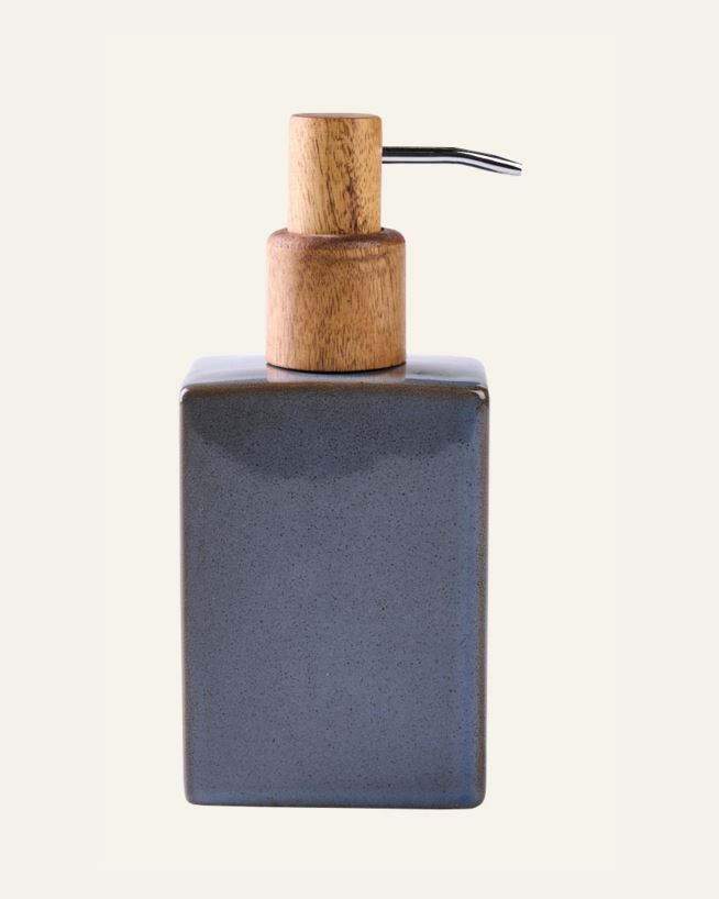 Såpedispenser grå - 8,5x5,5x18 cm grå - 1