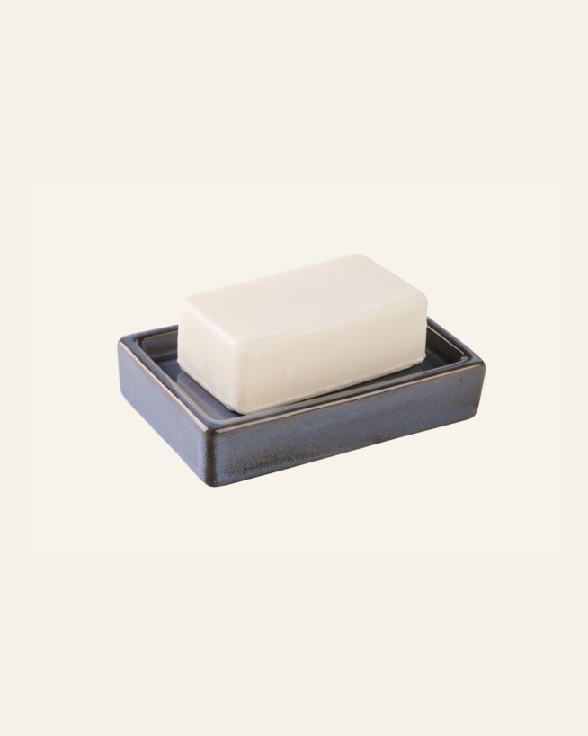 Såpeskål grå - 13,3x8,7x2,8 cm grå - 1