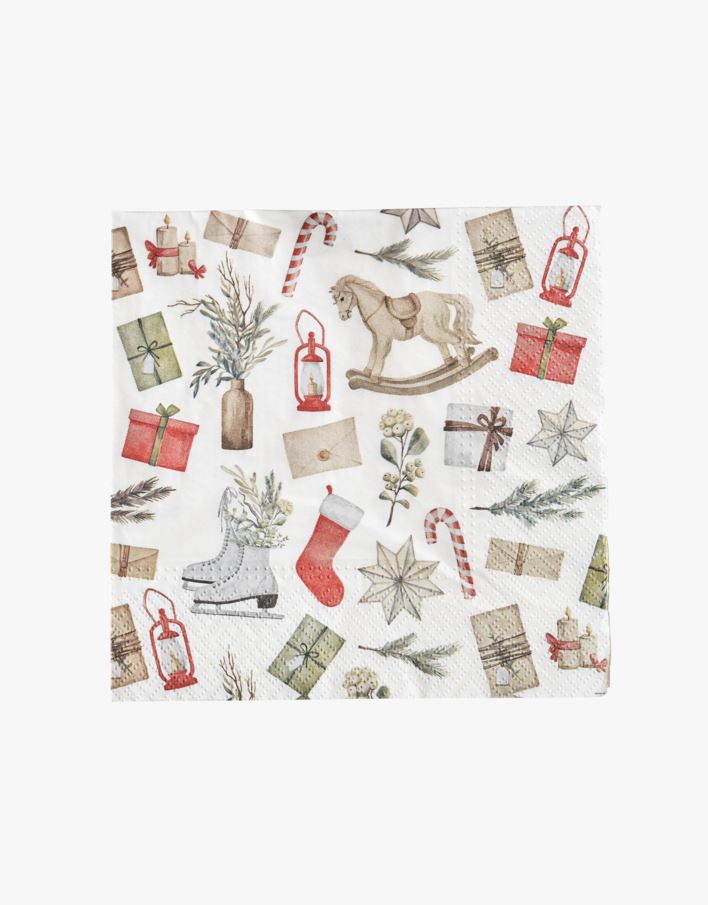 Papirservietter multi - 33x33 cm multi - 1