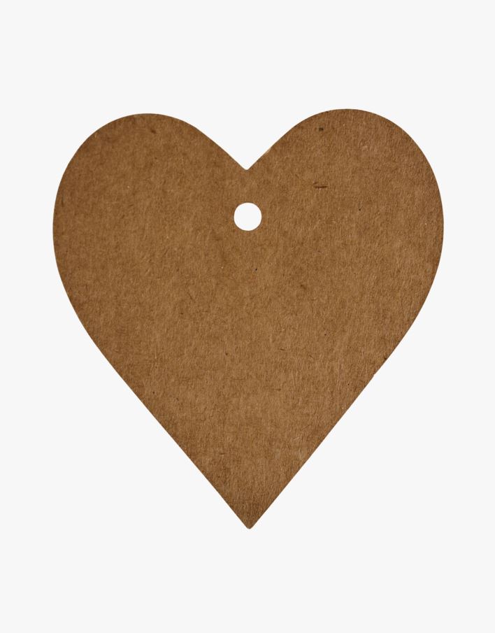 Merkelapp 12stk natur - 8x8,5 cm natur - 1