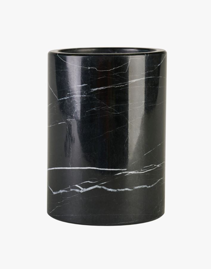 Tannbørsteholder svart - 7,5x7,5x10,4 cm svart - 1