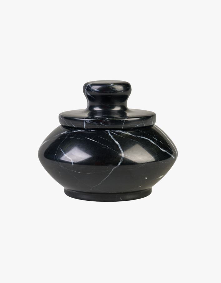 Oppbevaringsboks svart - 10,2x10,2x7,7 cm svart - 1