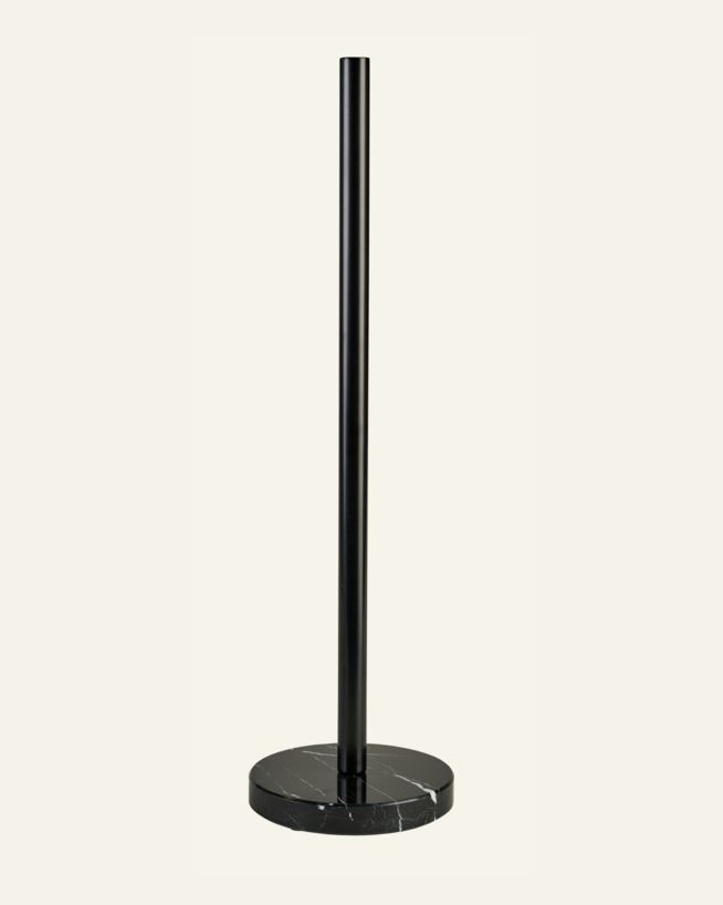 Toalettrull holder svart - 13,2x13,2x47 cm svart - 1
