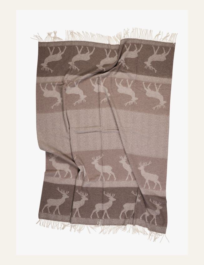 Ullpledd multi beige - 2