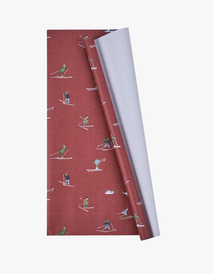 Gavepapir rød - 70x3 cm rød - 1