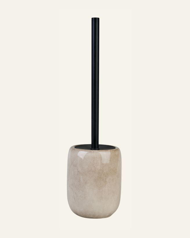 Toalettbørste beige - 10,5x10,5x35 cm beige - 1