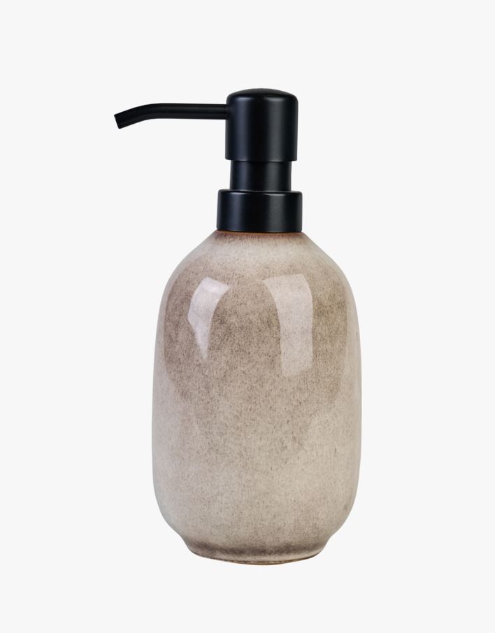 Såpedispenser beige - 8x8x18,5 cm beige - 1