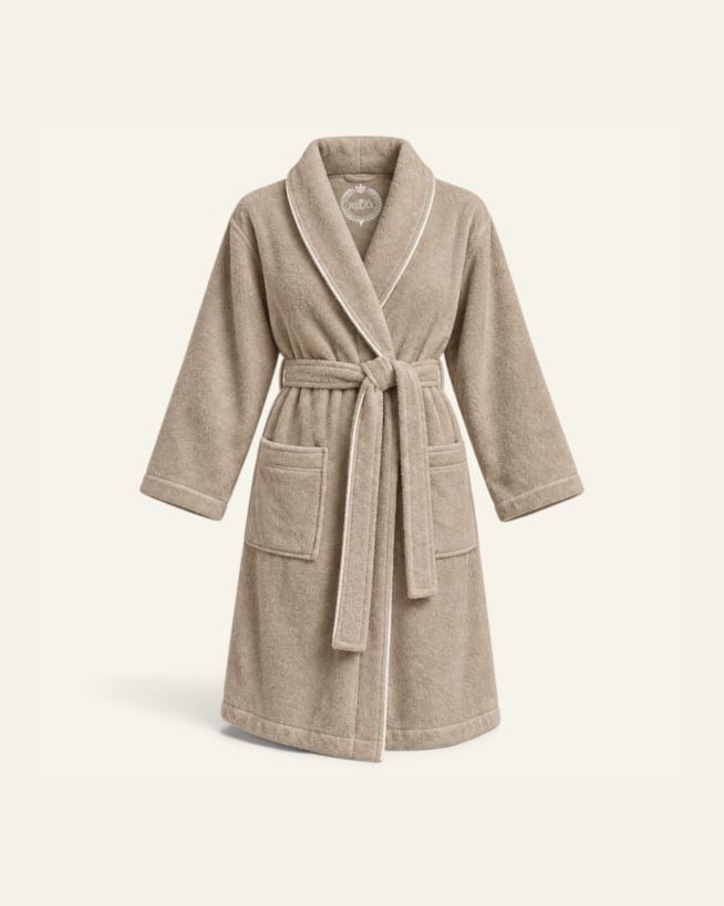 Badekåpe beige - M/L beige - 1