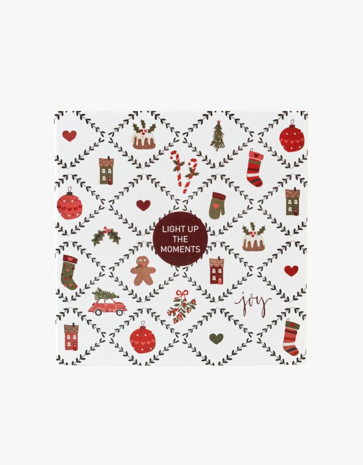 Fyrstikkeske multi rød - 10,7x10,5x1,8 cm multi rød - 1