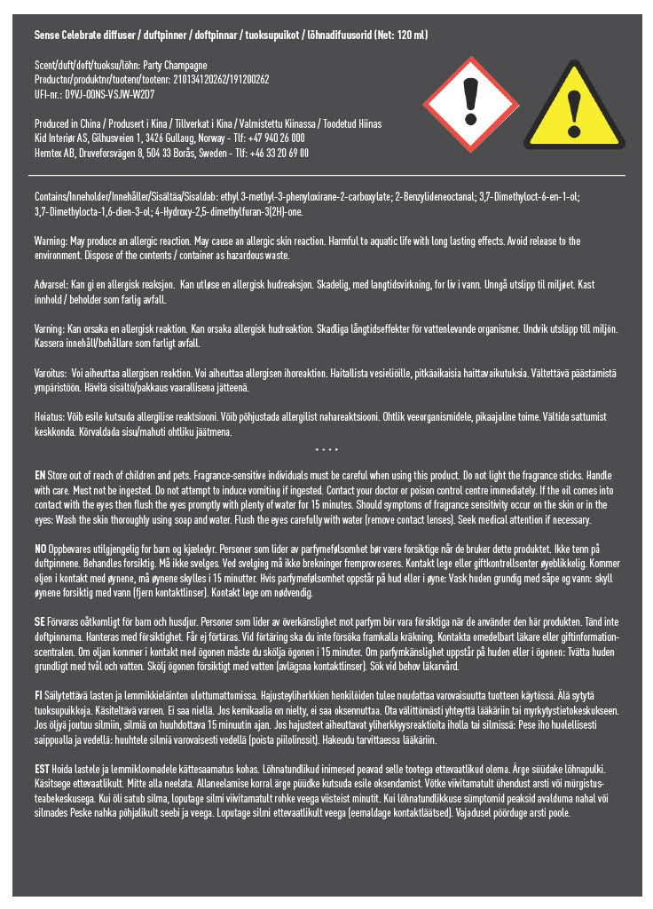 Duftpinner champagne - 3