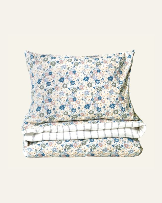 Flanell sengesett multi - 140x220 cm multi - 1
