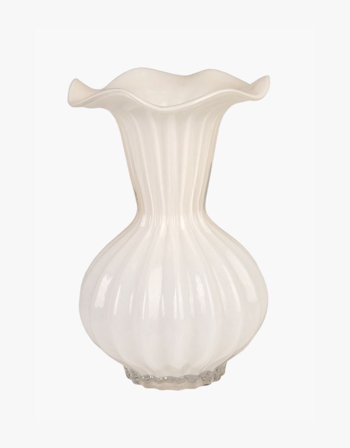 Vase hvit - 17x17x27 cm hvit - 1