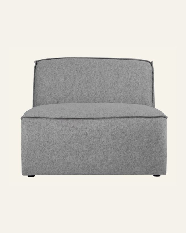 Modul 1,5 seter uten armlene grå - 90x93x73 cm grå - 1