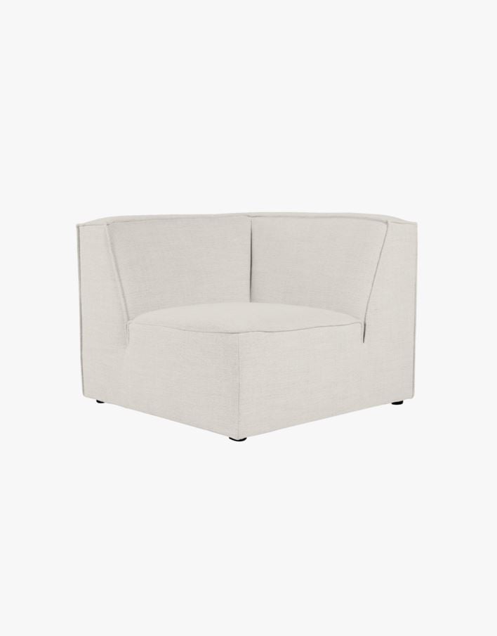 Modulsofa hjørne natur - 90x93x73 cm natur - 1