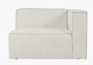 Forms & Objects Isa Modulsofa 1,5 Seter M/armlene Høyre Natur 110x93x73 cm