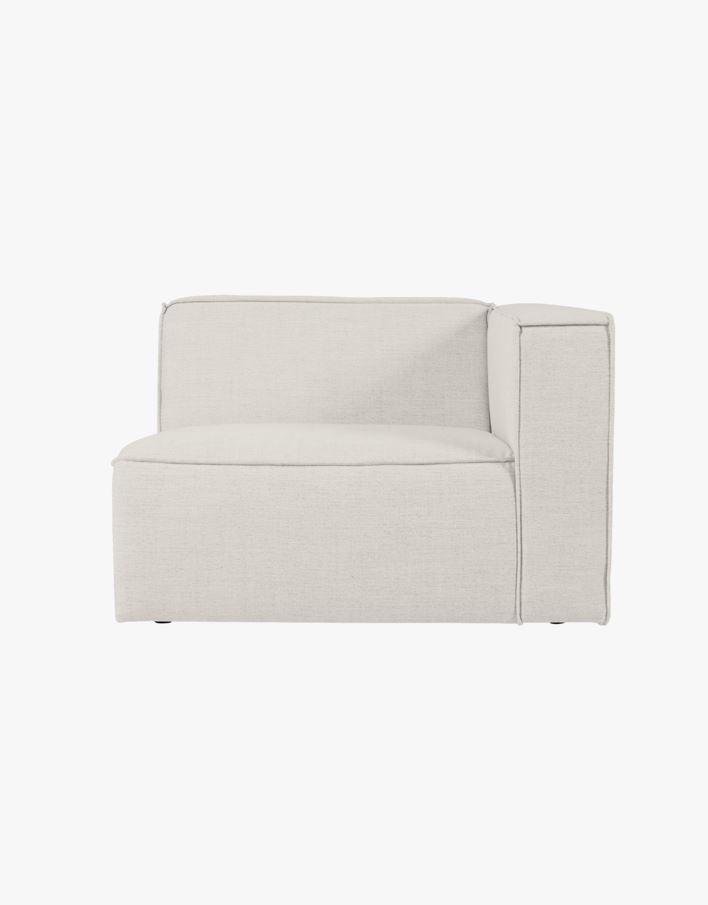 Modulsofa 1,5 seter m/armlene høyre natur - 110x93x73 cm natur - 1