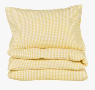 Kid Hallie Krepp Sengesett Gul 200x220 cm/50x70 cm