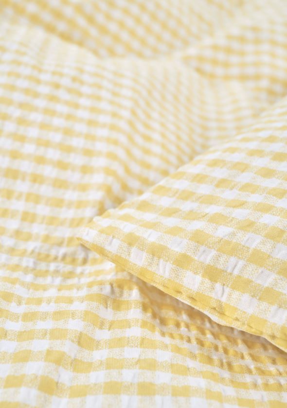 Krepp sengesett gul - 3