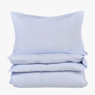 Kid Hallie Krepp Sengesett Lys Blå 140x220 cm/50x70 cm