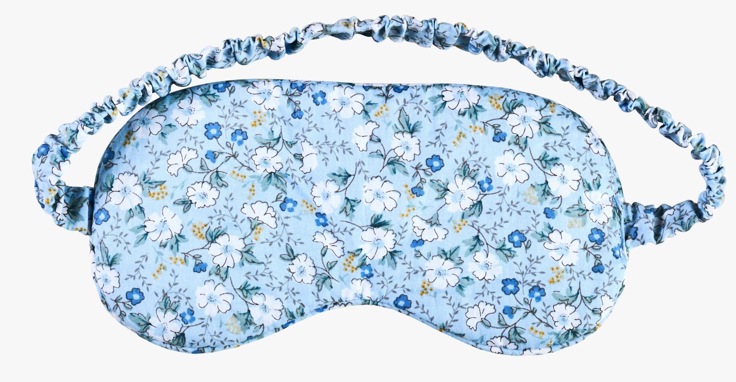 Sovemaske lys blå - 9x20 cm lys blå - 1