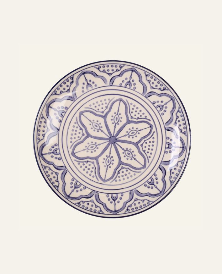 Tallerken blå - ø20,5 blå - 1