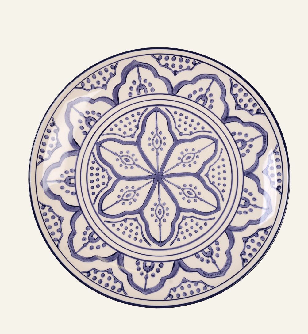 Tallerken blå - ø27,3 blå - 1