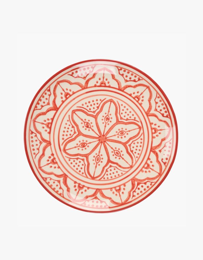 Tallerken rød - ø20,5 rød - 1