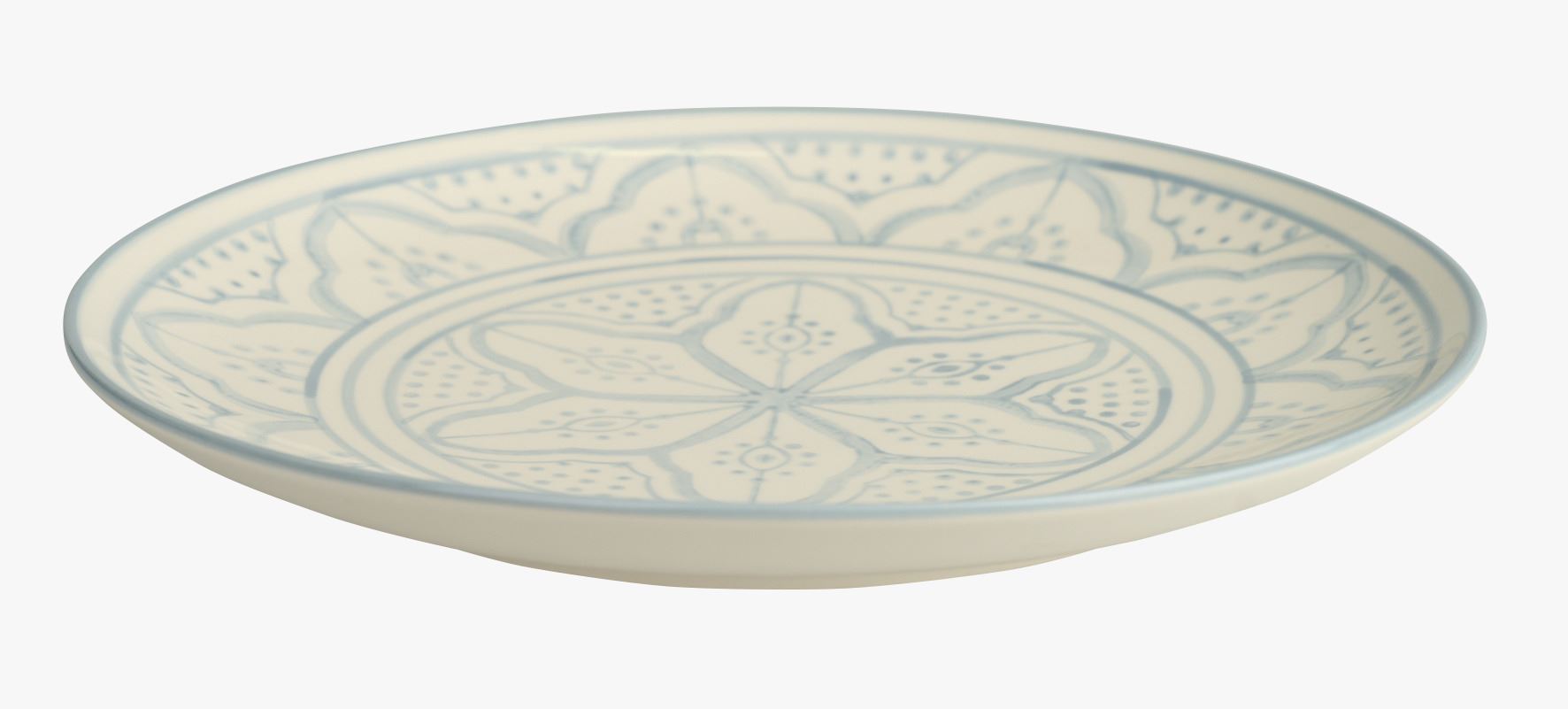 Tallerken lys blå - 2