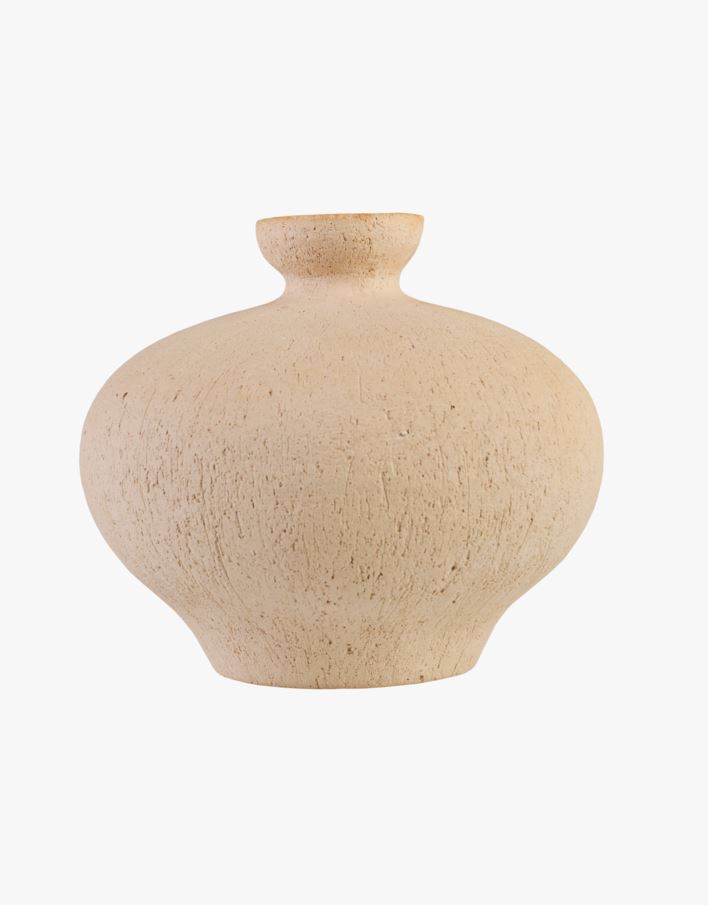 Vase lys beige - 20,2x20,2x17,5 cm lys beige - 1