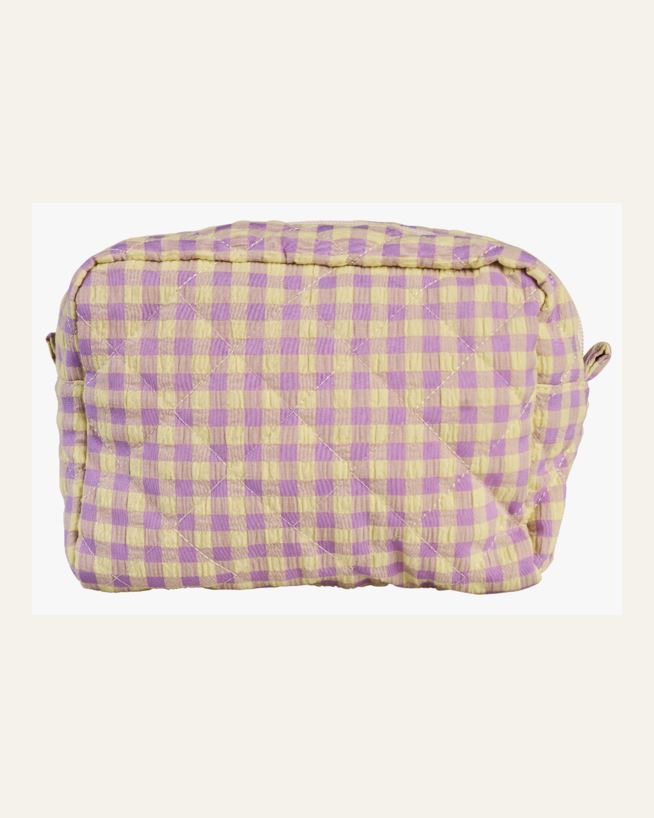 Medium toalettmappe lilla - 14x20 cm lilla - 1