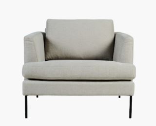 Forms & Objects Ava Loungestol Beige 93x94x80 cm