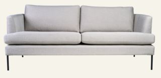 Forms & Objects Ava 3 Seter Sofa Beige 189x94x80 cm