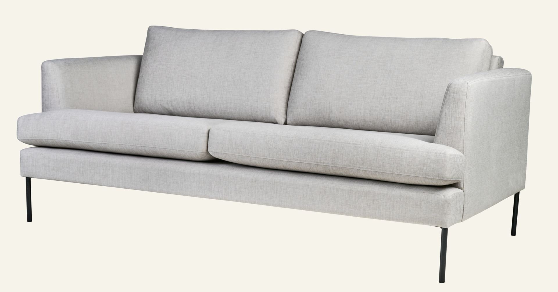 3 seter sofa beige - 5