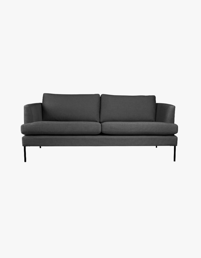 3 seter sofa grå - 189x94x80 cm grå - 1