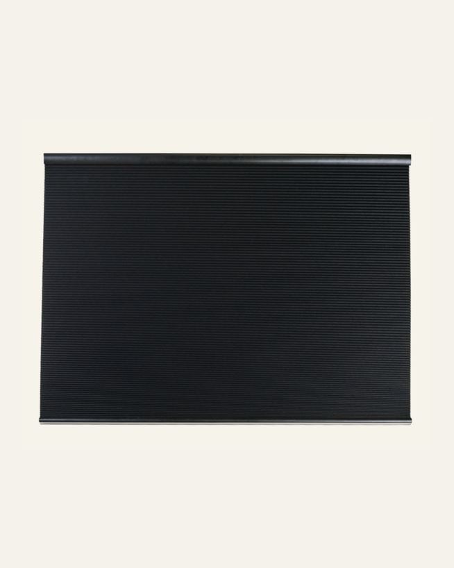 Lystett dobbel plisségardin svart - 110x160 cm svart - 1