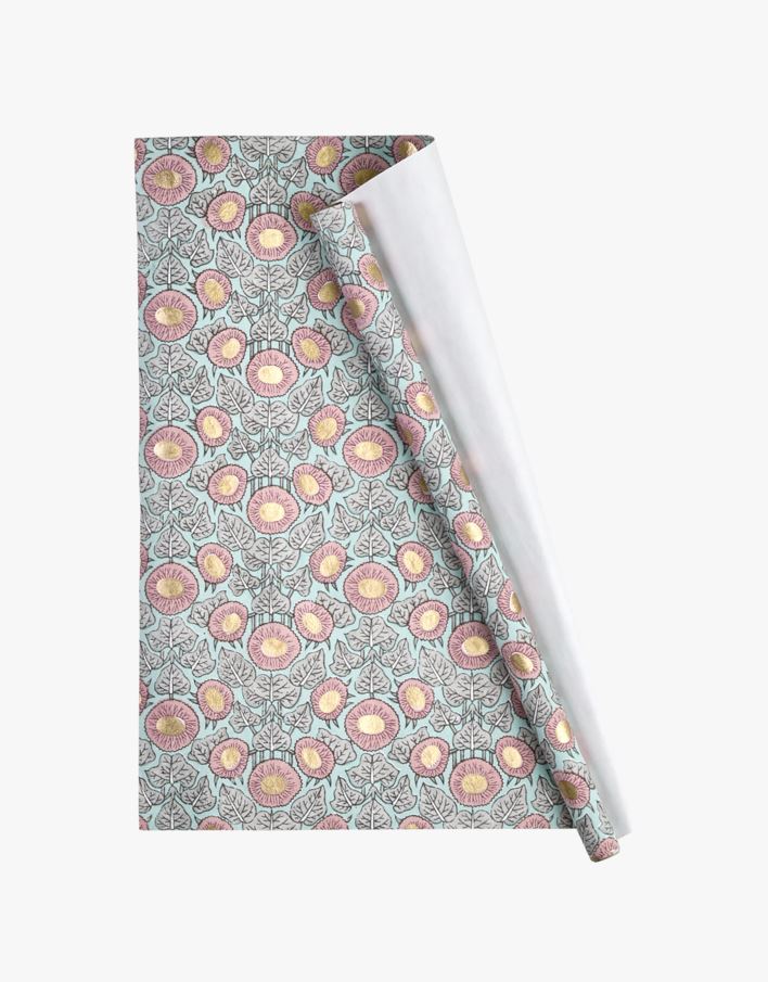 Gavepapir multi blå - 56x76 cm multi blå - 1