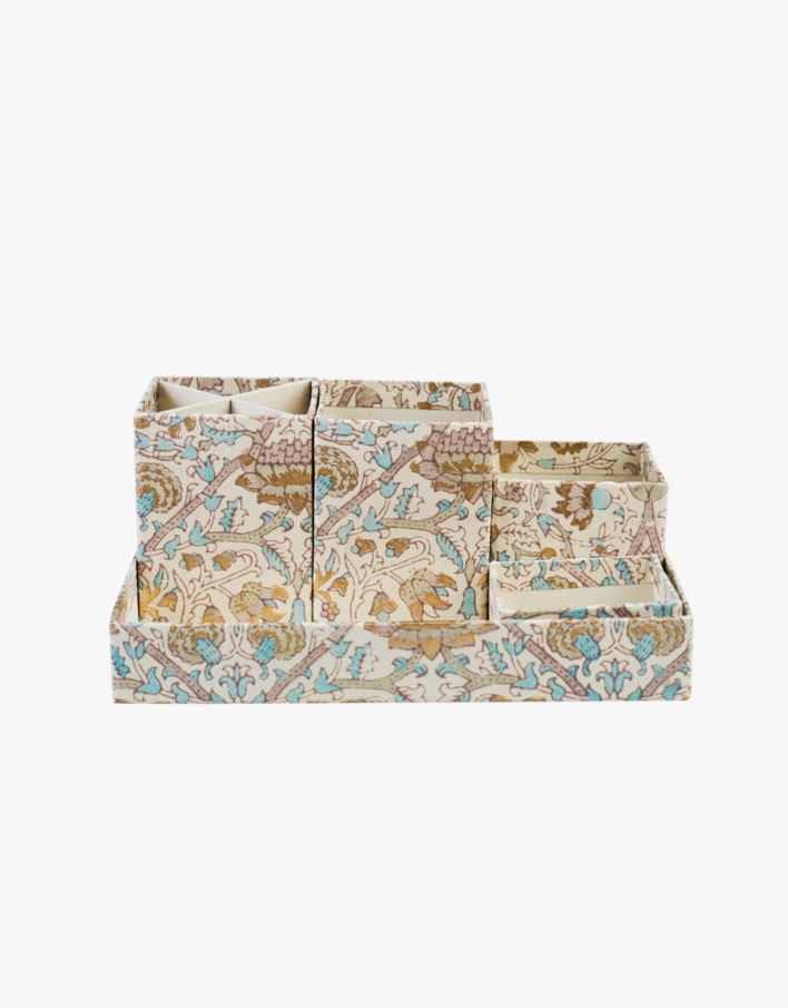 Organizer, 5 deler multi beige - 25,4x17x10,8 cm multi beige - 1