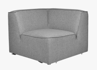 Forms & Objects Isa Modulsofa Hjørne Grå 93x93x73 cm