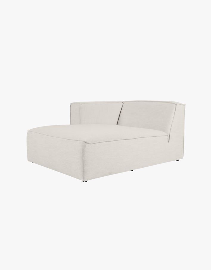 Modulsofa sjeselong venstre natur - 114x154x73 cm natur - 1