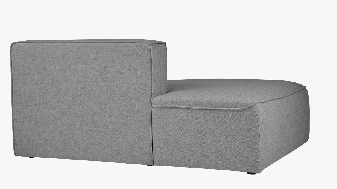 Modulsofa sjeselong venstre grå - 2