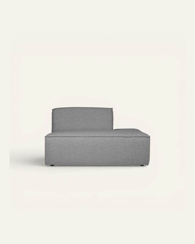 Modul åpen ende høyre grå - 134x93x73 cm grå - 1